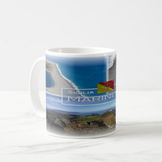 Mug IT Italia - Sicilia - Marinello - (Devant gauche)