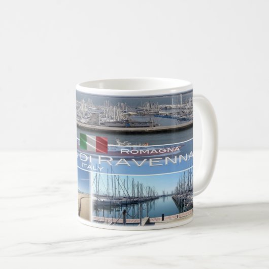 Mug IT Italie - Émilie Romagne - Marina di Ravenne - (Devant droit)