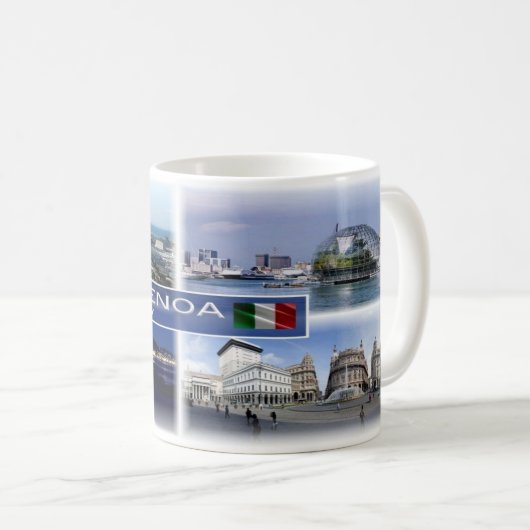 Mug IT Italie - Gênes Gênes - (Devant droit)