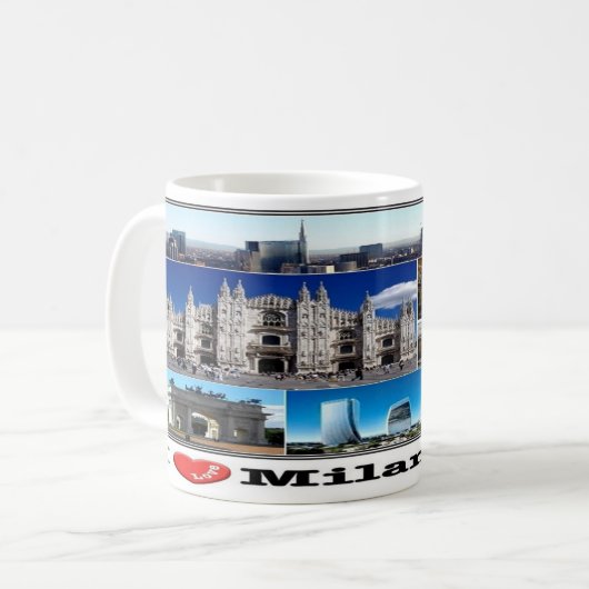 Mug IT Italie - Milan Milano - (Devant gauche)