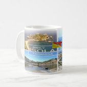 Mug IT Italie - Sicile - Taormina - Isola Bella - (Devant gauche)