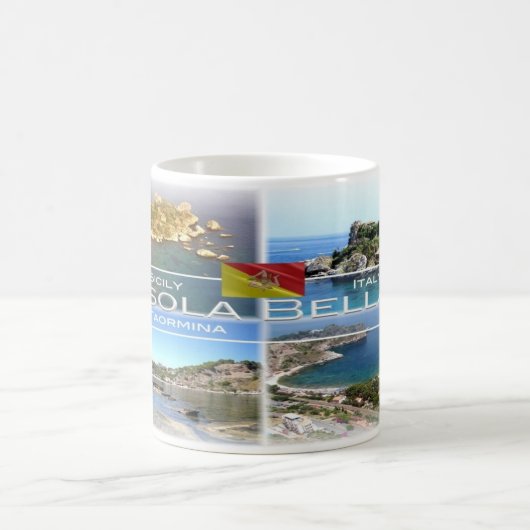Mug IT Italie - Sicile - Taormina - Isola Bella - (Centre)