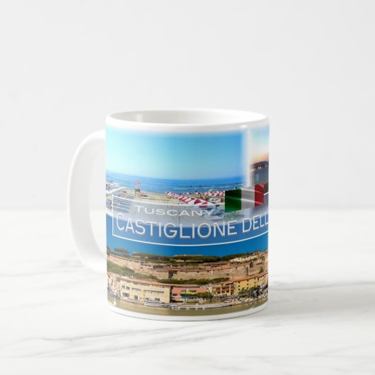 Mug IT Italie - Toscane - Castiglione della Pescaia - (Devant gauche)