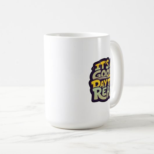 Mug It’s a good day to read psychedelic typography  (Devant droit)