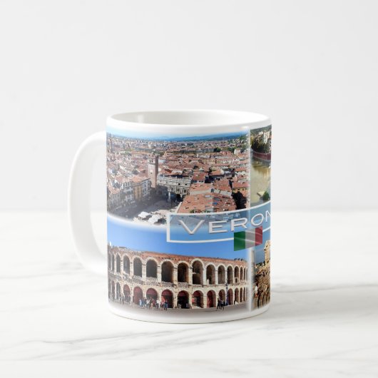 Mug IT Vérone - Arène Intérieure - Pont Castelvecchio (Devant gauche)
