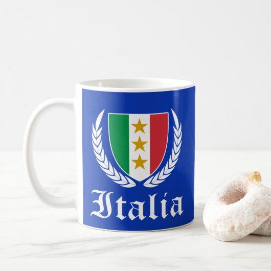 Mug Italia Crest (Avec donut)