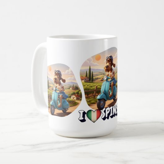 Mug Italian Spinone cool (Devant gauche)