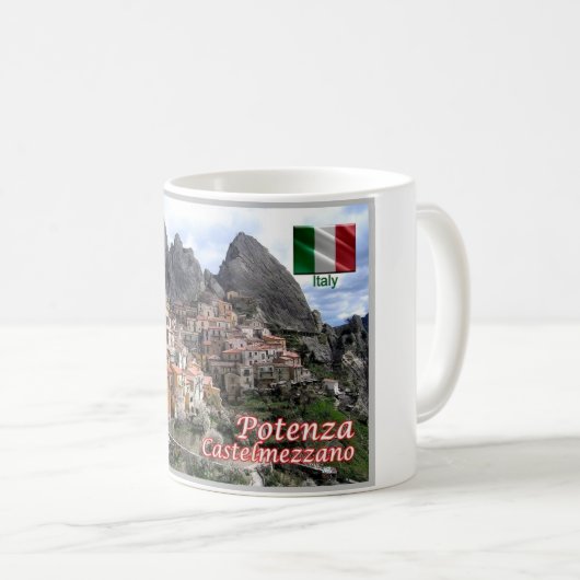 Mug Italie - Basilicata - Potenza - Castelmezzano - (Devant droit)
