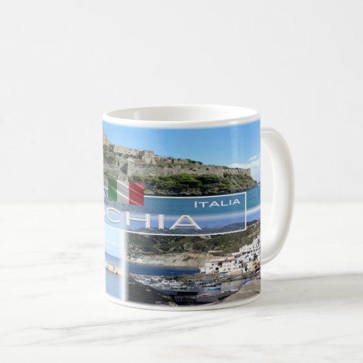 Mug Italie # Campanie - Ischia - (Devant droit)