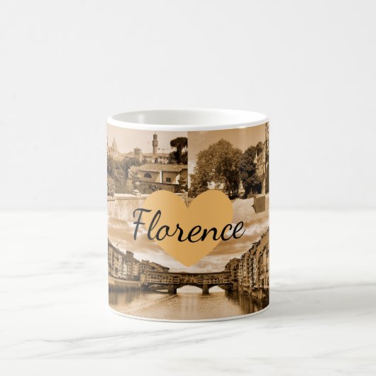 Mug Italie customisée Florence Photographie (Centre)