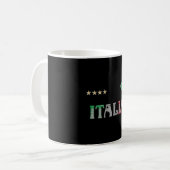 Mug Italie Football Fan Shirt Drapeau (Devant gauche)