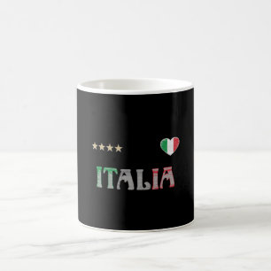 Mug Italie Football Fan Shirt Drapeau