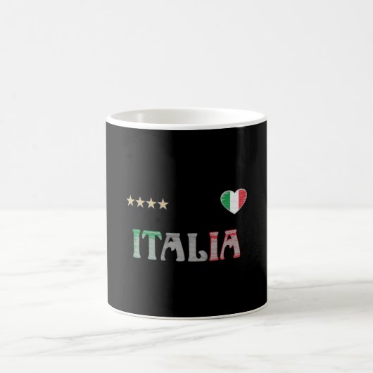 Mug Italie Football Fan Shirt Drapeau (Centre)