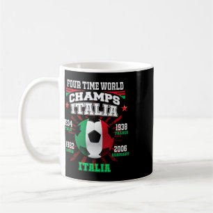 Mug Italie Footll Avec Coupe Années Pour Les Fans De F