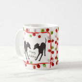 Mug Italie Greyhound Joyeux vacances (Devant gauche)