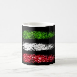Mug *~* ITALIE ITALIE Drapeau ITALIEN Abstrait simple