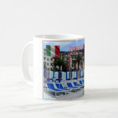 Mug Italie - Ligurie - Père Noël Margherita Ligure - (Devant gauche)