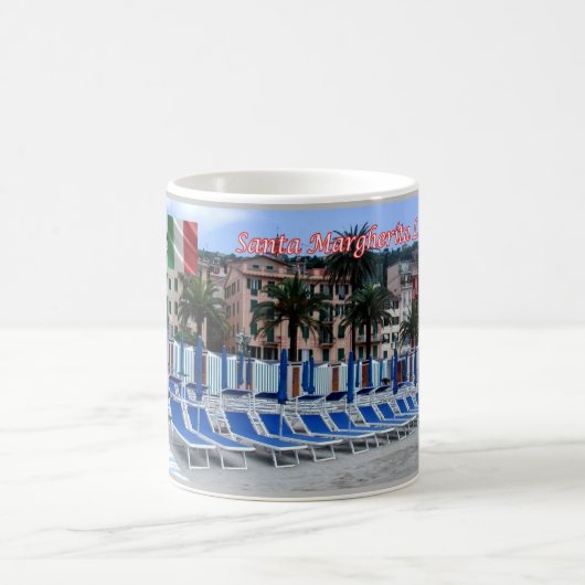 Mug Italie - Ligurie - Père Noël Margherita Ligure - (Centre)
