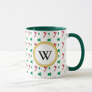 Mug ITALIE   Monogram Blessé Nation Christian Italia