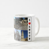 Mug Italie - Pouilles - Salento - Lecce - I Love - (Devant droit)