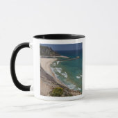 Mug Italie, Sardaigne, Buggerru. Plage de Buggerru et (Gauche)