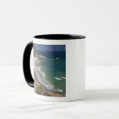 Mug Italie, Sardaigne, Buggerru. Plage de Buggerru et (Devant gauche)