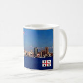 Mug Italie - Sardaigne - Cagliari - Port - (Devant droit)