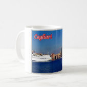 Mug Italie - Sardaigne - Cagliari - Port - (Devant gauche)