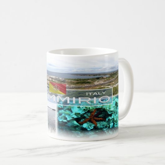 Mug Italie - Sicile - Plemmirio - (Devant droit)