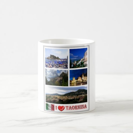Mug Italie - Sicile - Taormina - I Love - (Centre)