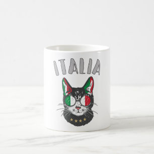 Mug Italie Soccer Chat Mascotte drapeau italien