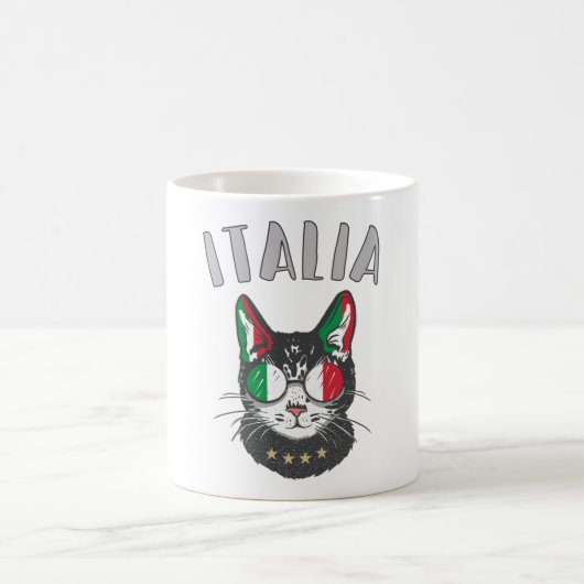 Mug Italie Soccer Chat Mascotte drapeau italien (Centre)