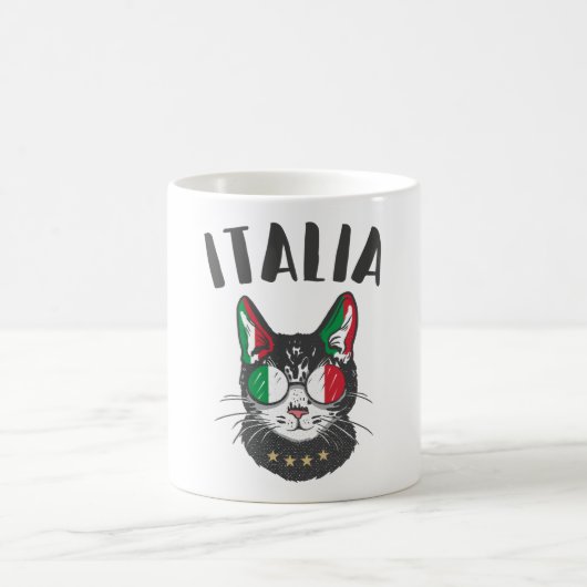 Mug Italie Soccer Chat Mascotte drapeau italien (Centre)