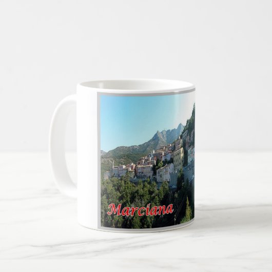 Mug Italie - Toscane - Isola d'Elba - Marciana - (Devant gauche)