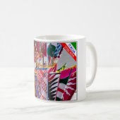 Mug Italie - Toscane - Sienne - Drapeaux du Palio - (Devant droit)