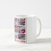 Mug Italie - Toscane - Sienne - Palio - Mosaïque - (Devant droit)
