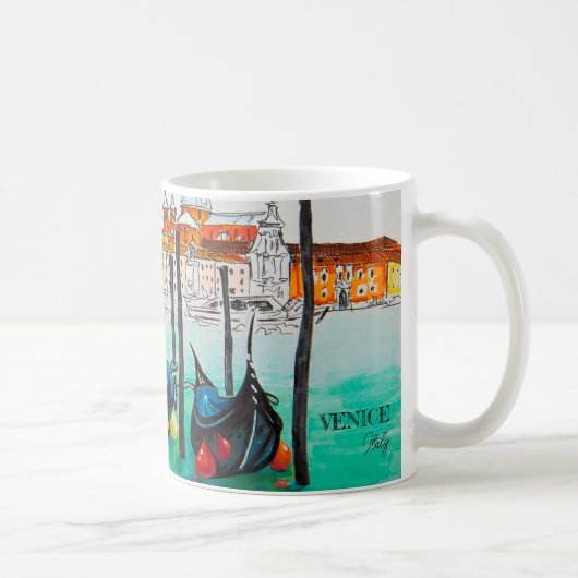 Mug Italie Voyage - VENICE aquarelle souvenir (Droite)