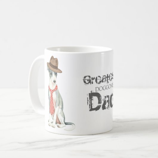 Mug Italien Greyhound Papa (Devant gauche)