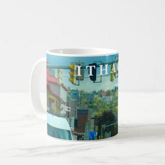 MUG ITHACA NEW YORK  (Devant gauche)