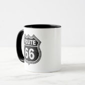 Mug Itinéraire 66 affligé (Devant gauche)