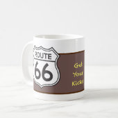 Mug Itinéraire 66 dans un courant d'air (Devant gauche)