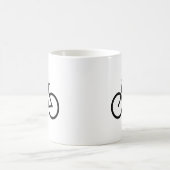 Mug Itinéraire vélo noir (Centre)