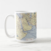 Mug Itinéraires commerciaux commerciaux | l'Asie du (Gauche)