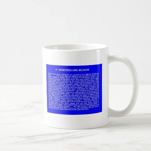 MUG ITISAPARTHEID.ORG PARCE QUE (Droite)