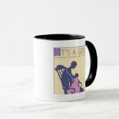 Mug <It's a Girl> par Steve Collier (Devant droit)