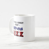Mug It's All About That Unspoken Rizz Slang Red Blue (Devant gauche)