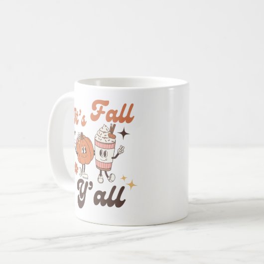 Mug It's Fall Y'all Pumpkin Spice Latte (Devant gauche)