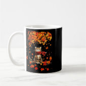 Mug Its Fall Yall Thanksgiving Cat Leaf Fall Tree Hell (Gauche)