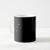 Mug It's Fine I'm Fine Christmas Lights Teacher Xmas (Devant gauche)