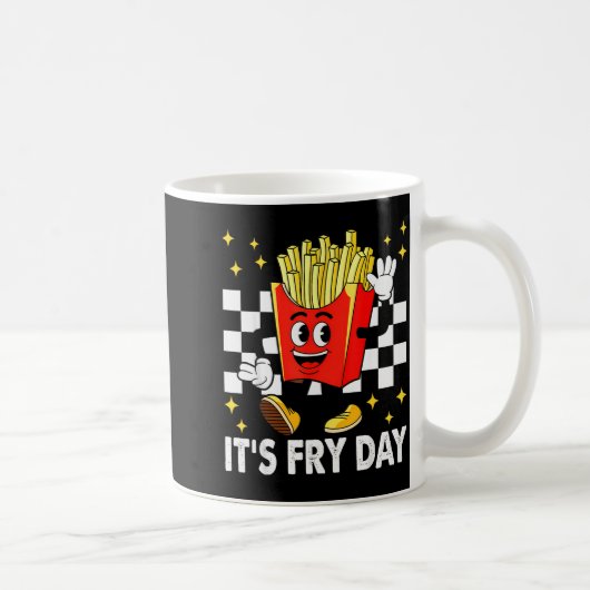 Mug It's Fry Day - Funny French Fries Fast Food (Droite)